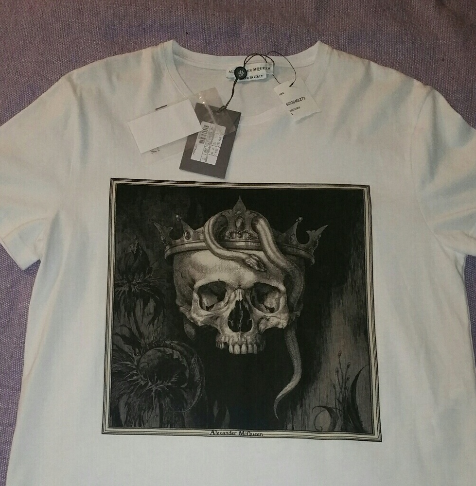 Alexander McQueen white tee